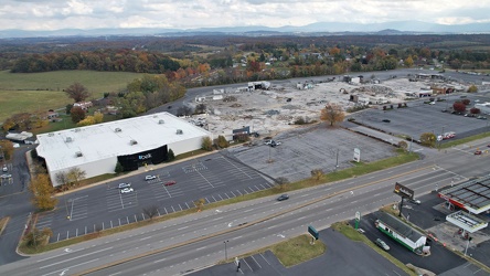 Staunton Mall demolition progress, October 2022 [16]