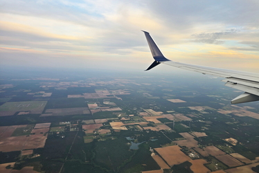Delta flight 3059 passes Chumuckla, Florida