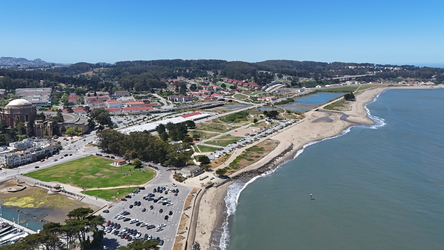 View of San Francisco from over the Bay, facing west
