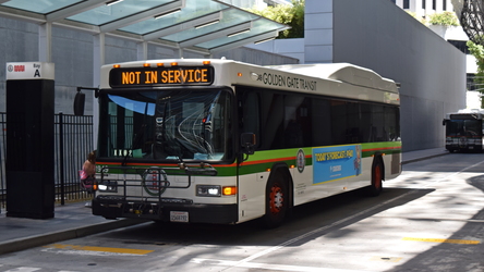 Golden Gate Transit bus 1949 at Salesforce Transit Center