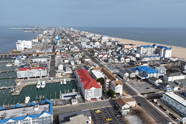 Northward view of Ocean City from above South Division Street [02]